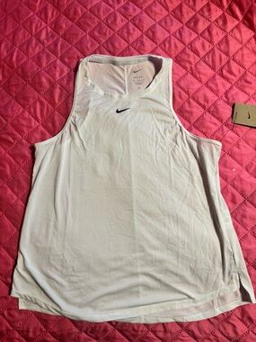 Nike Women's White Dri-FIT Sleeveless Tank NWT